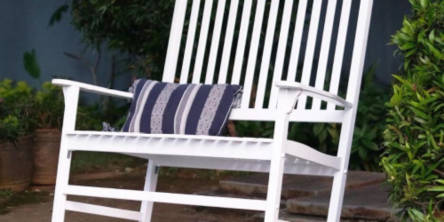 Mainstays Double Outdoor Rocking Chair Only $88 Shipped on Walmart.com