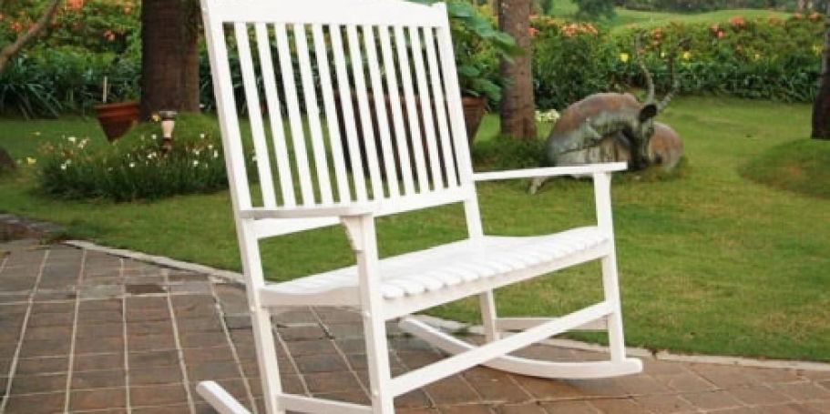 Mainstays Double Outdoor Rocking Chair Only $94 Shipped on Walmart.com