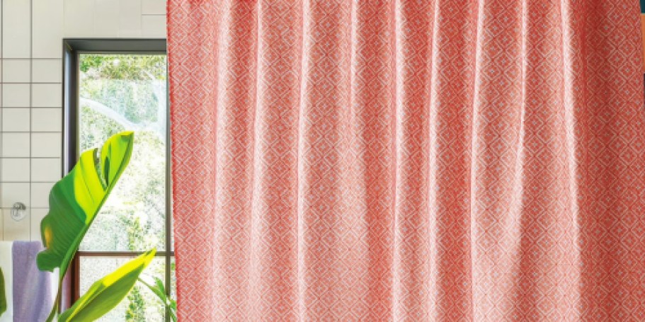 Shower Curtain & Hooks Set Only $5 on Walmart.com (Reg. $13)