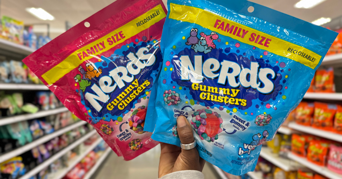 Nerds Gummy Clusters Family Size Bag ONLY $4.40 Shipped on Amazon