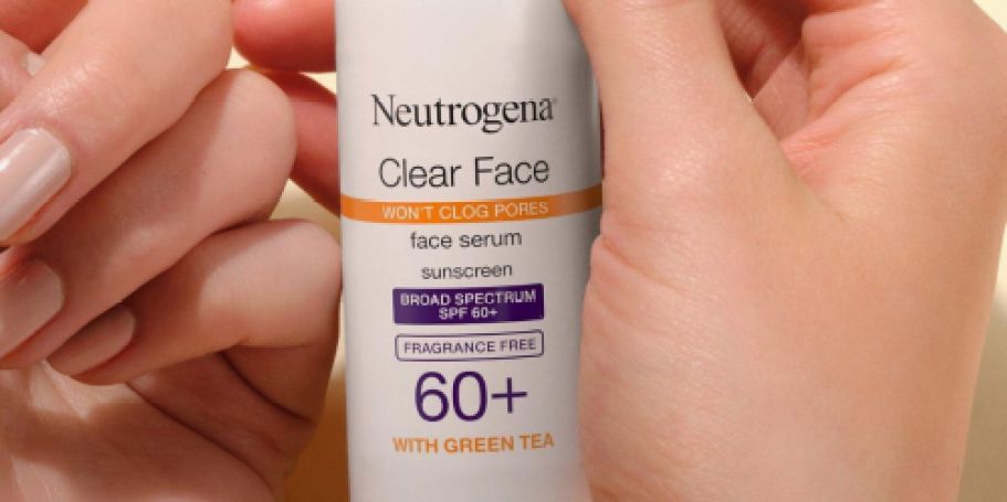 Neutrogena Clear Face Serum Sunscreen Only $8.83 Shipped on Amazon (Reg. $24)