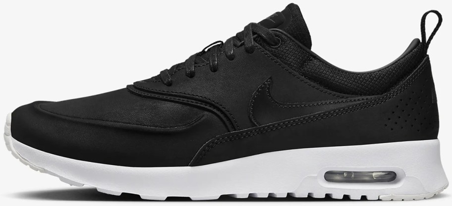 black nike air max sneakers