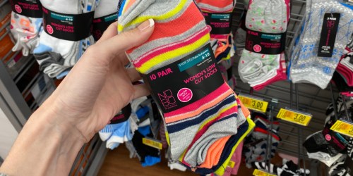 Women’s Socks 10-Pack Only $3.48 on Walmart.com