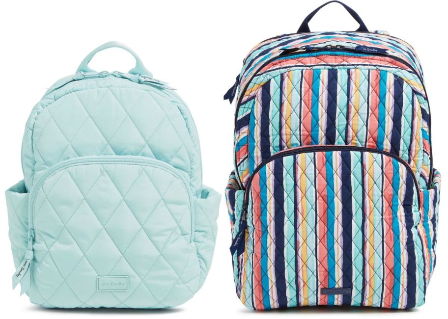 2 vera bradley quilted backpacks