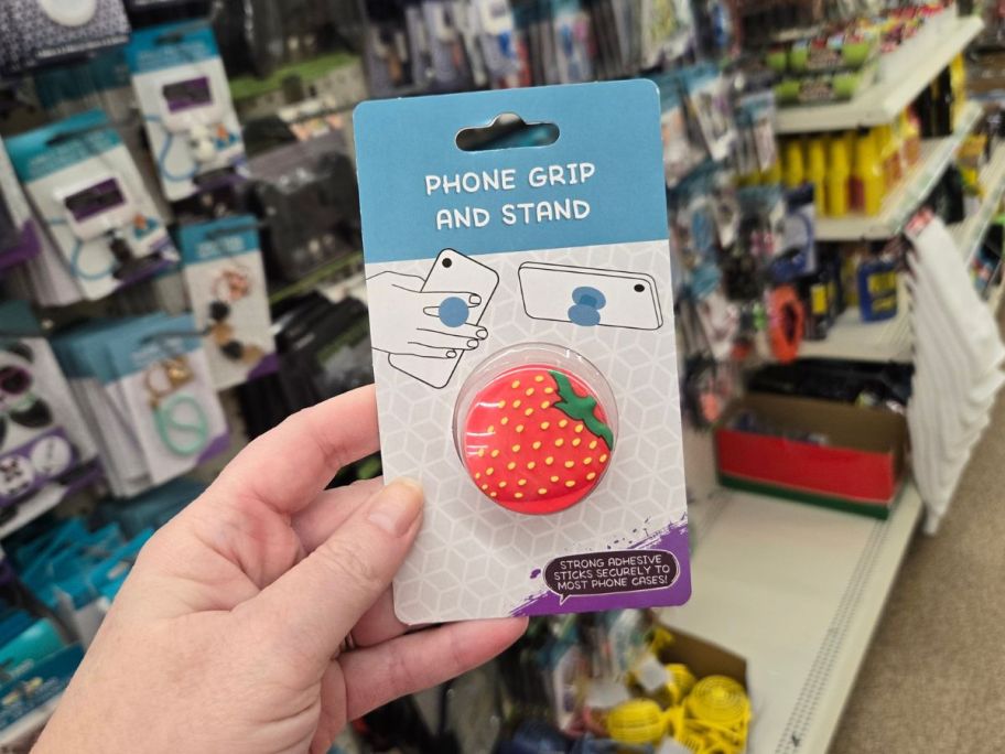Phone Grip and Stand in the Dollar Tree