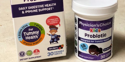 60% Off Physician’s Choice Probiotics on Amazon | Kids Probiotics 30-Count Only $7 Shipped