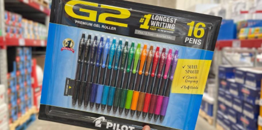 Sam’s Club School Supplies Deals | Pilot Gel Pens 16-Count Just $11.74 + More
