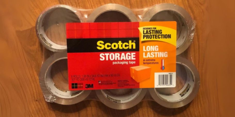 Scotch Packaging Tape 6-Pack Only $12.99 Shipped on Amazon (Just $2 Each)