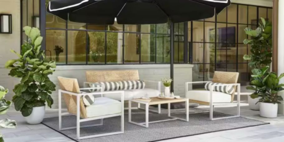 Up to 70% Off Home Depot Patio Furniture | 4-Piece Outdoor Chat Set Only $439 Shipped