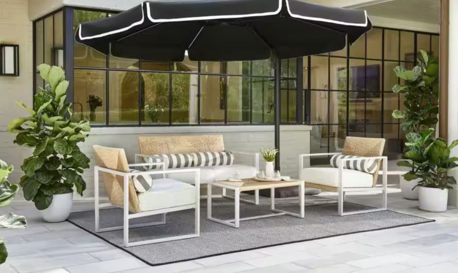 Up to 70% Off Home Depot Patio Furniture | 4-Piece Outdoor Chat Set Only $439 Delivered