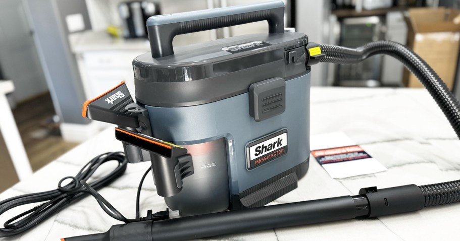 Shark MessMaster Vacuum AND Car Detail Kit from $79.98 Shipped ($170 Value) – Perfect for Kid & Pet Messes!