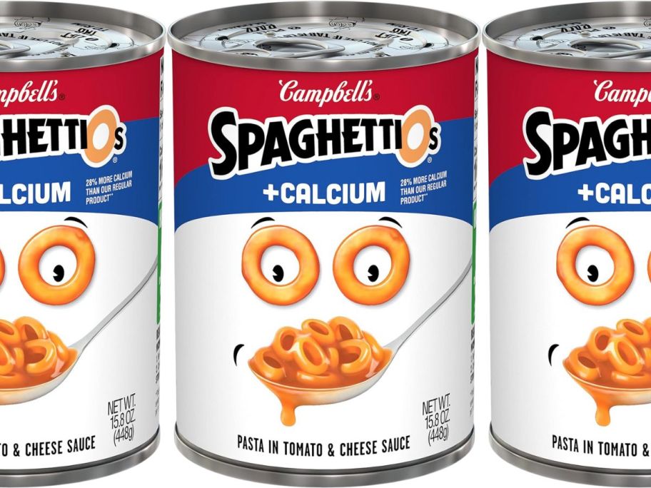 SpaghettiOs Canned Pasta Plus Calcium