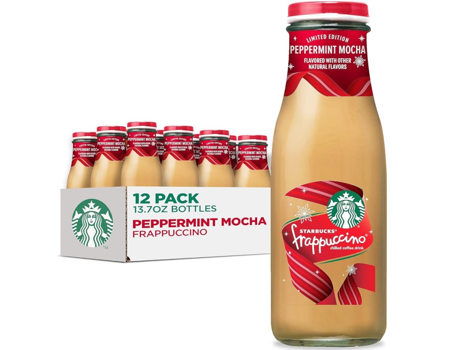 case of Starbucks Peppermint Mocha Frappuccino