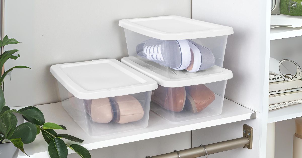 TEN Sterilite 6-Quart Storage Boxes Only $10.98 on Walmart.com