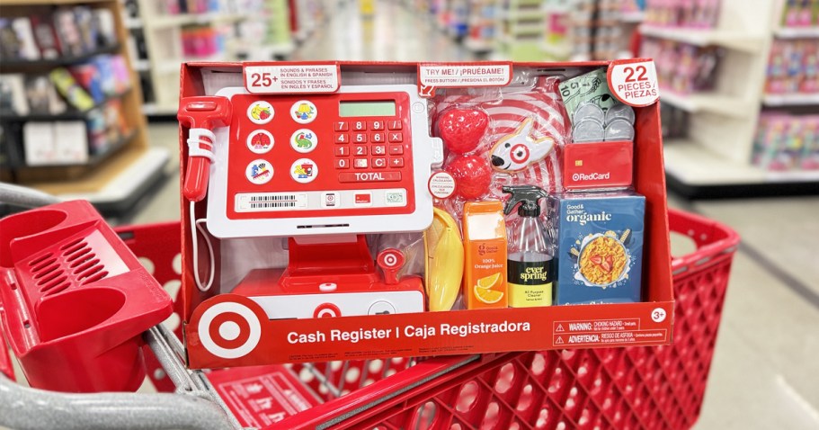 Target Toy Cash Register & Accessories Only $20 | Includes Batteries