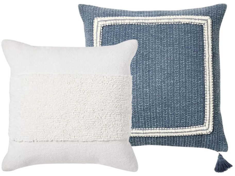 2 comfy throw pillows from Target