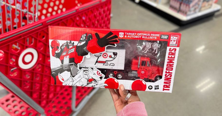 NEW Target Transformers Bullseye Optimus Prime Truck Only $51 Shipped – May Sell Out!