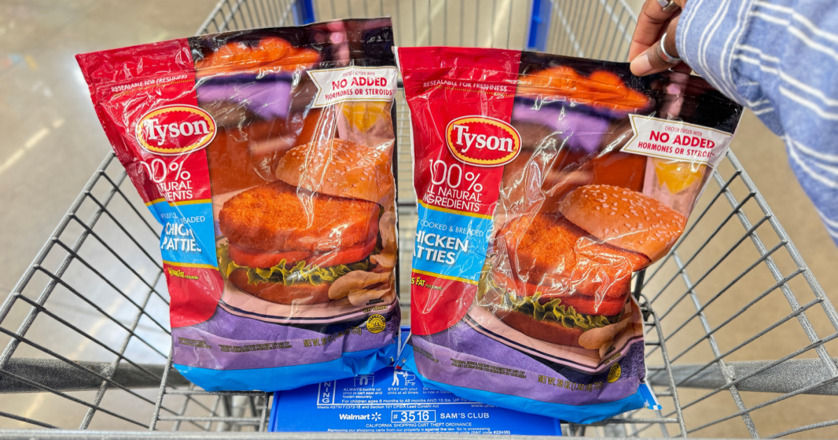 Tyson Frozen Chicken Patties – Buy 1 Get 1 Free After Walmart Cash