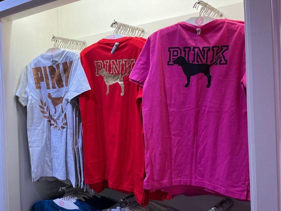 Pink T-shirts