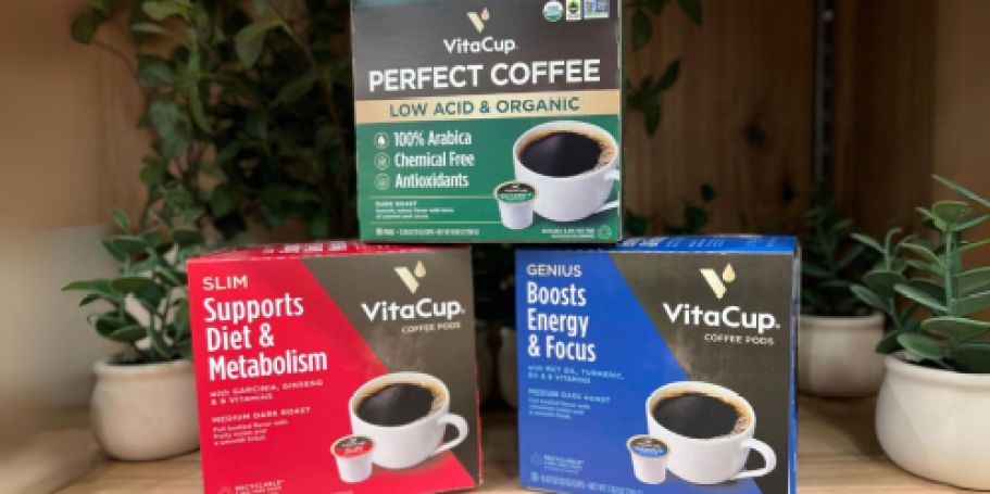 Get 40% Off VitaCup Coffee on Amazon | Formulas for Diet Support, Energy, & Hydration