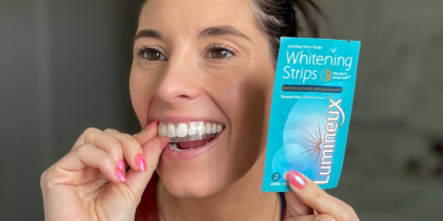 Lumineux Whitening Strips 7-Pack Only $14 Shipped on Amazon (Great for Sensitive Teeth)