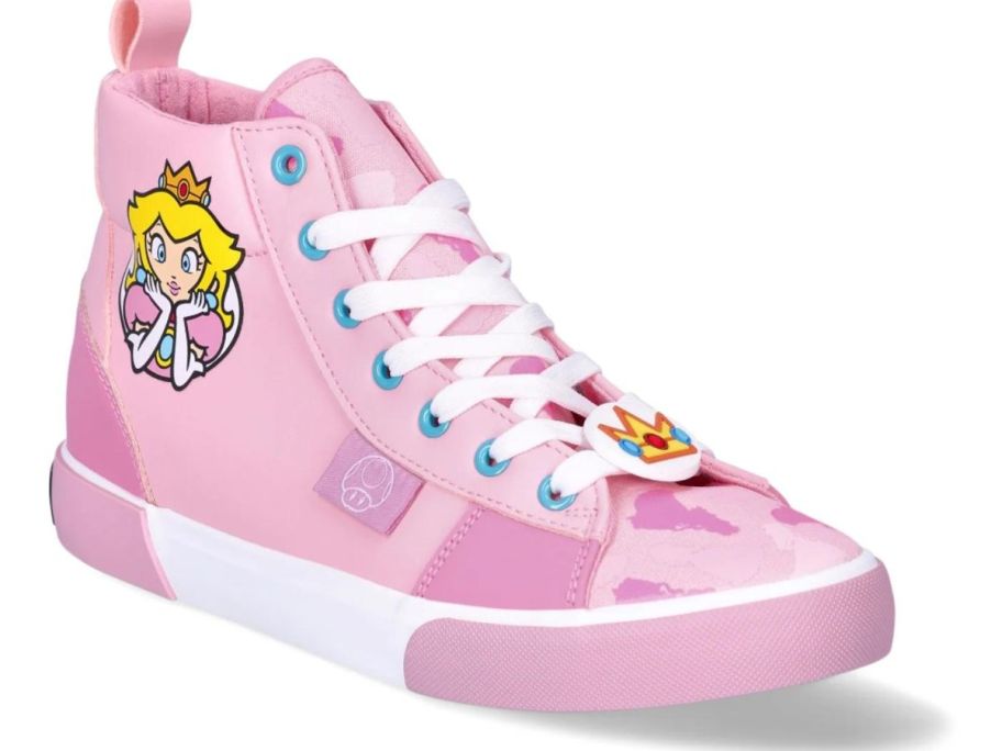 Nintendo Women's Princess Peach Casual High-Top Sneaker