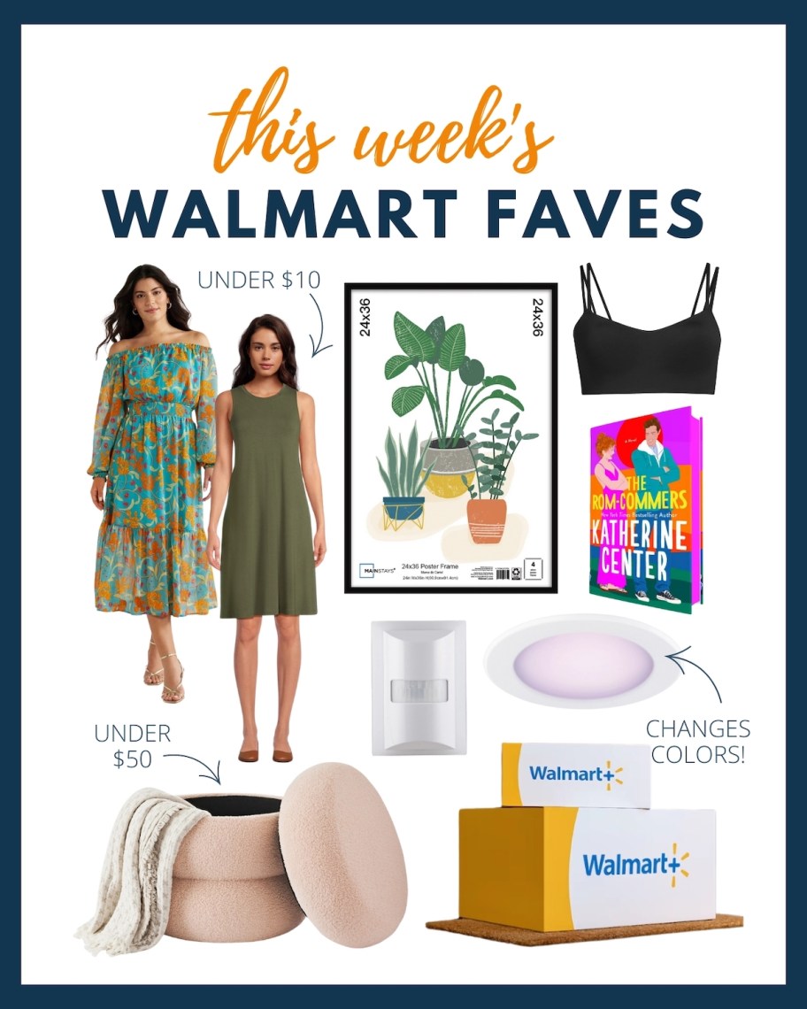 collage of this weeks Walmart faves 