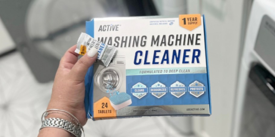 HURRY! Active Washing Machine Cleaner 1-Year Supply Only $13 on Amazon – Lightning Deal!