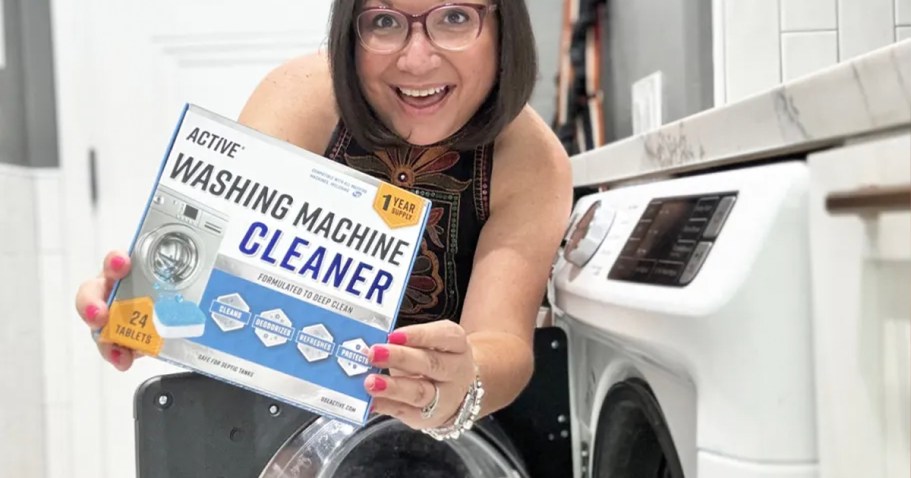 Active Washing Machine Cleaner 1-Year Supply Just $12 Shipped for Amazon Prime Members