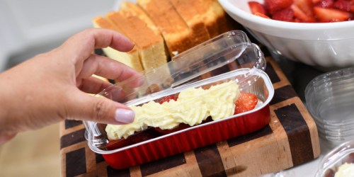 Make Easy Mini Strawberry Shortcake in Dessert Tins!