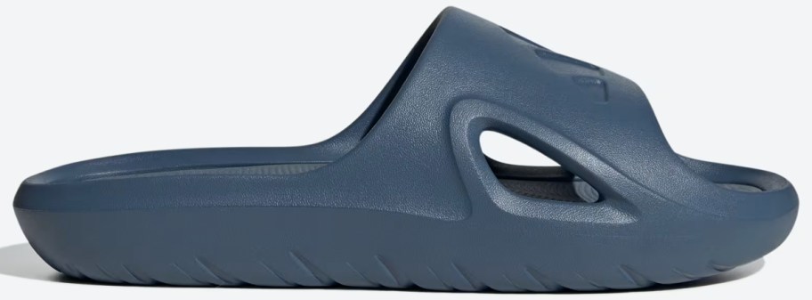 navy blue adidas slide