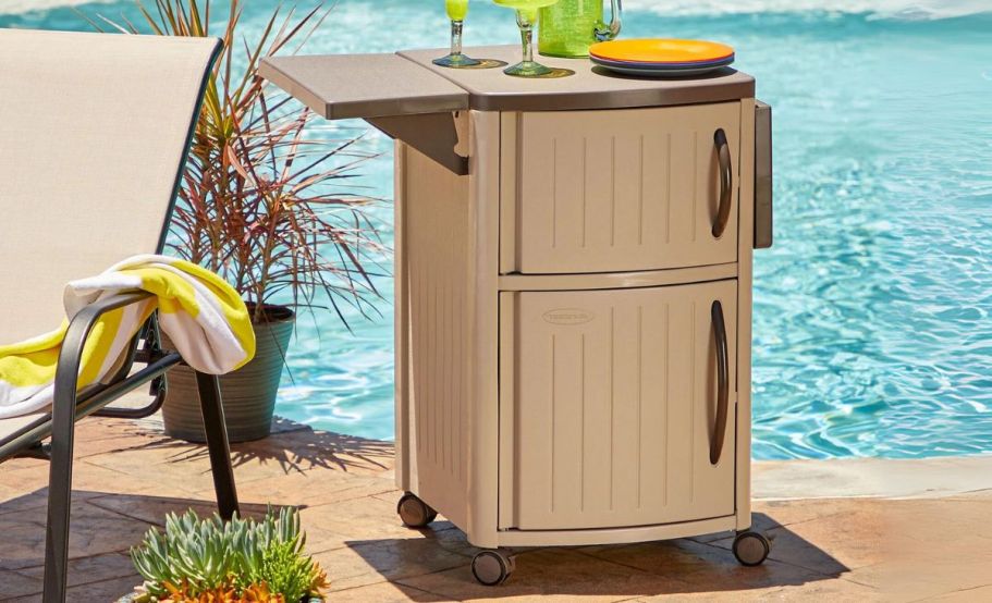 Up to 60% Off Suncast Deck Boxes & Carts | Bar Cart/Table Only $152 Shipped (Reg. $370)