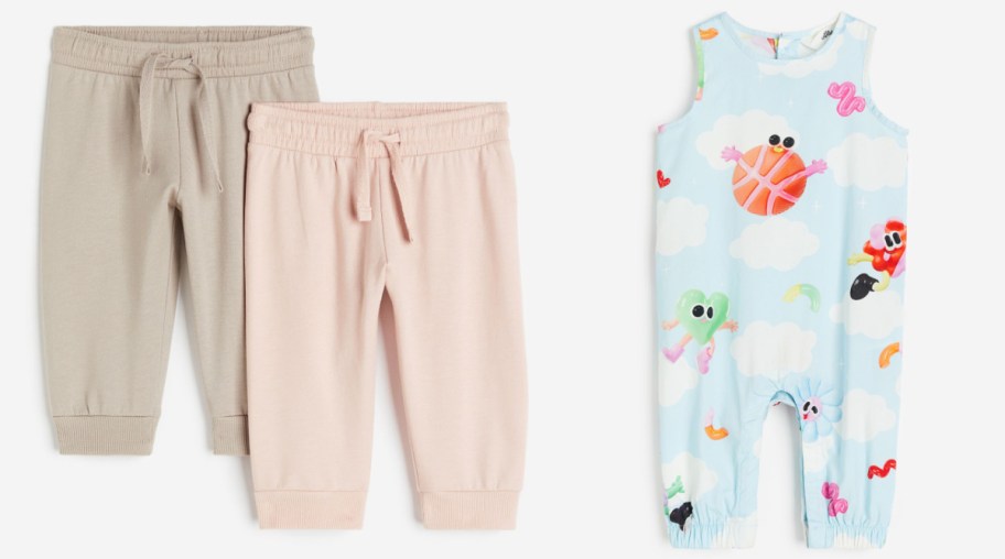 baby joggers and romper handm