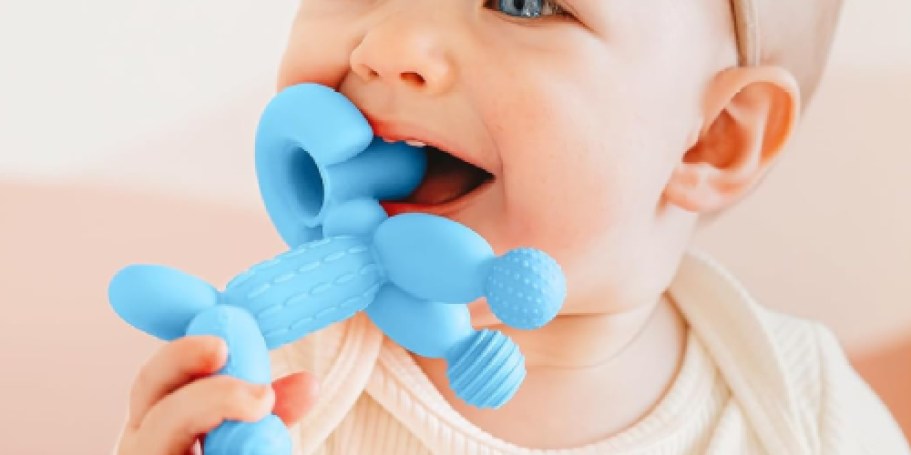 Baby Teether Toy Only $5.99 Shipped for Amazon Prime Members (Made from BPA-Free Silicone)