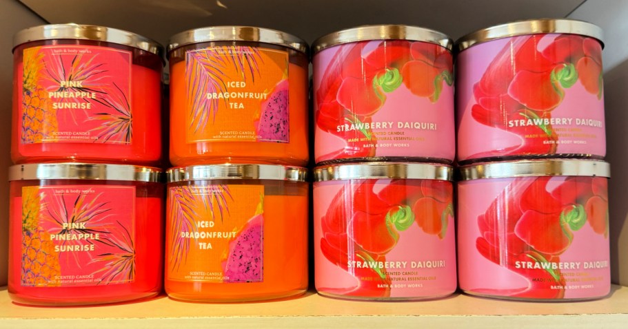 Bath & Body Works 3-Wick Candles ONLY $8.50 (Regularly $25)