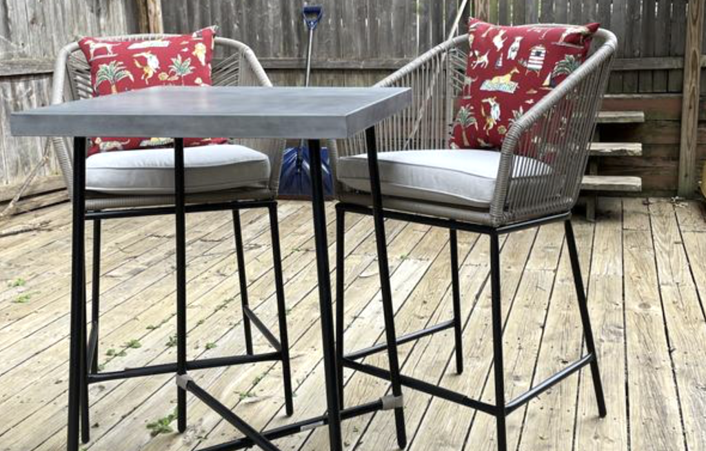 Up to 75% Off Home Depot Patio Furniture | Wicker Bistro Set $249 Shipped (Reg. $719)