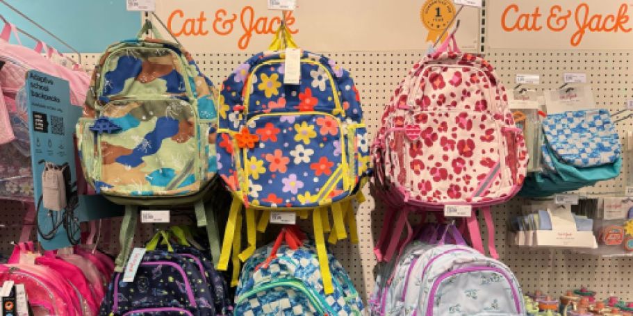 Get 30% Off Target Cat & Jack Backpacks | Styles from $10.50!