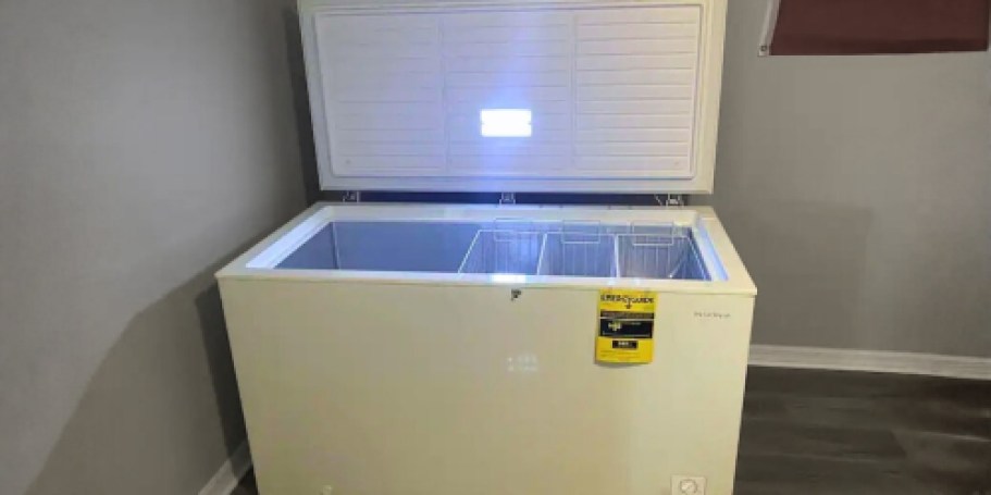 Insignia Chest Freezer Just $349.99 Best Buy (Reg. $800)
