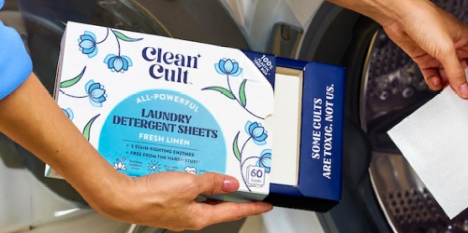 WOW! Cleancult Laundry Detergent Sheets Only 98¢ After Walmart Cash (Reg $14!)