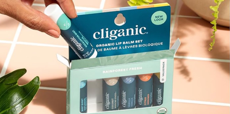 Cliganic Organic Lip Balm 6-Pack Just $6.64 Shipped on Amazon (Regularly $12)