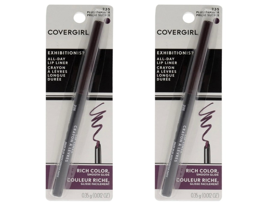 two covergirl exhibitionist lip liner 