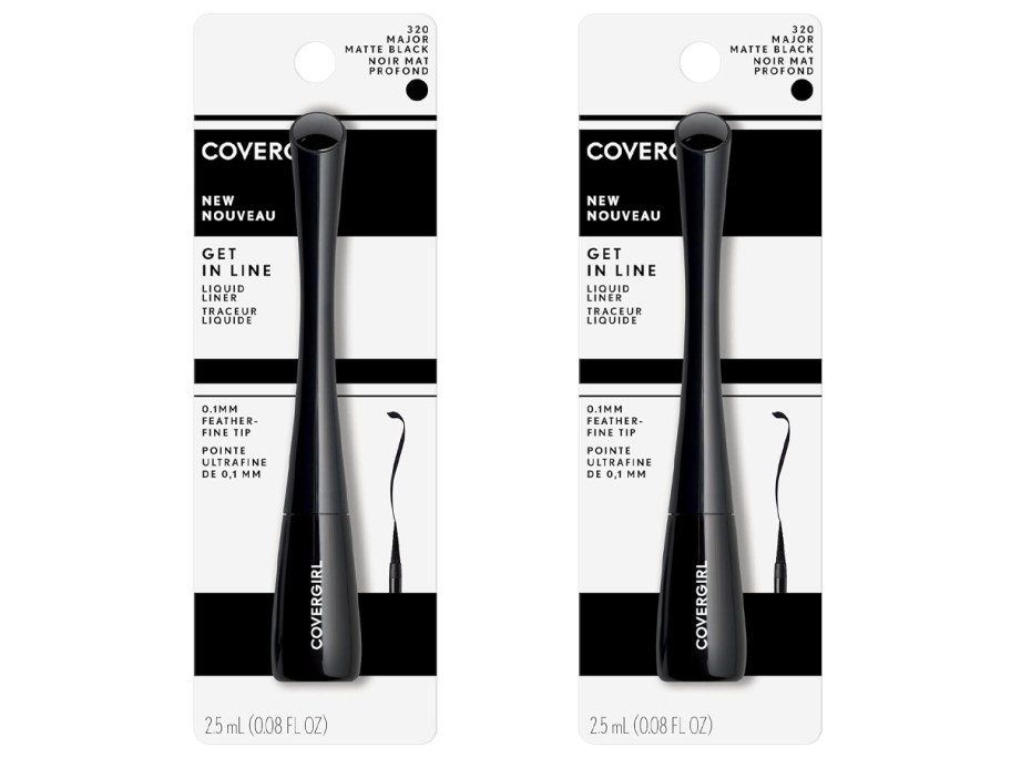 two covergirl liquid liner packages 