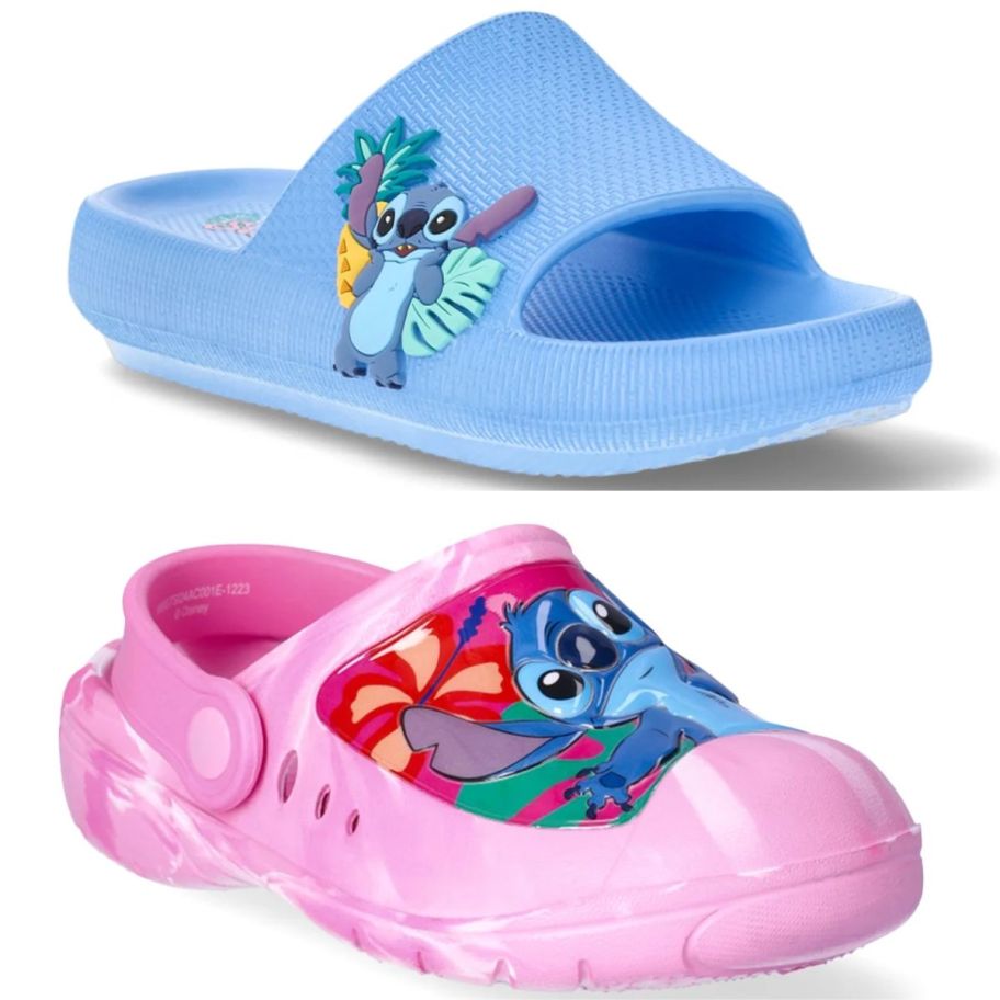 two styles of lilo and stitch girls slides