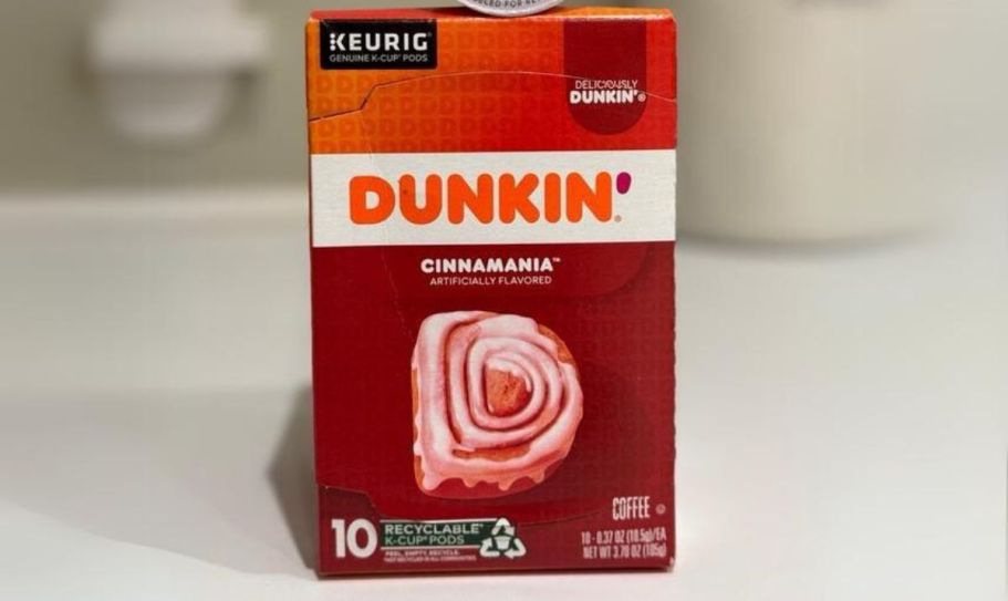 Dunkin’ Cinnamania K-Cups 60-Count Just $19.48 Shipped on Amazon (Only 32¢ Each)
