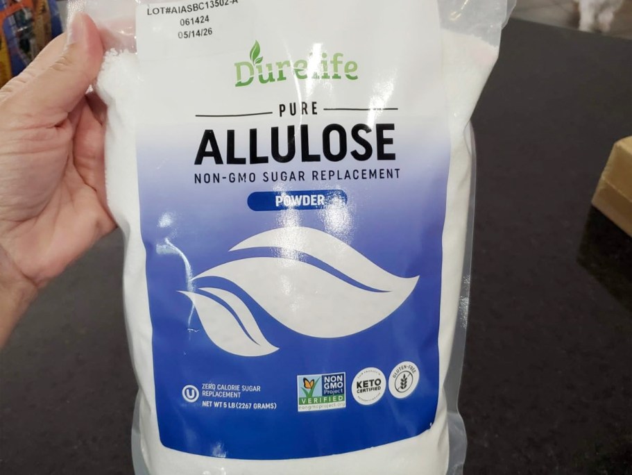 Durelife Allulose Sugar Substitute 5-Pound Bag Only $23.74 on Amazon | No Calories or Aftertaste