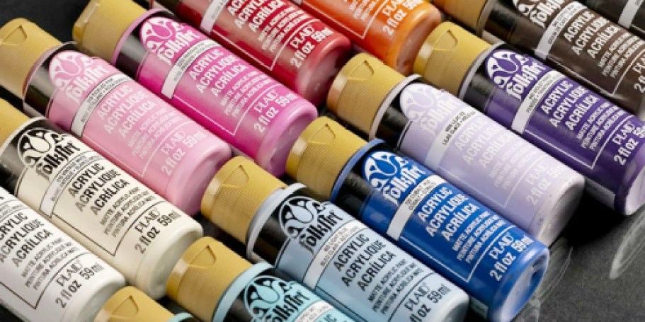 FolkArt Acrylic Paint ONLY 97¢ Shipped on Amazon | Perfect for Crafting!