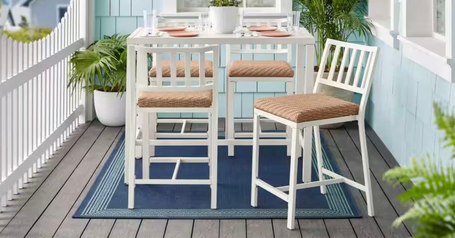 Up to 75% Off Home Depot Patio Furniture | 5-Piece Dining Set Only $199.60 (Reg. $499)
