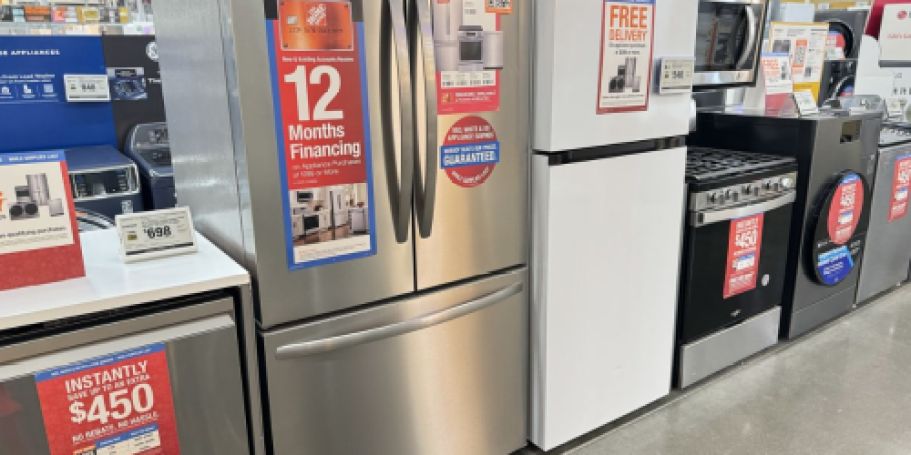 Up to 55% Off Home Depot Appliance Sale + Free Shipping | Refrigerators, Dishwashers, Ranges, & More