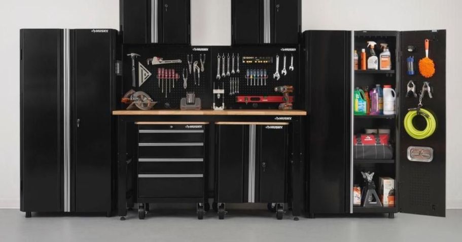 Up to 45% Off Husky Garage Storage Cabinets + Free Shipping on HomeDepot.com