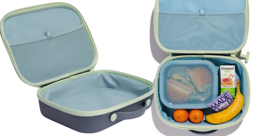 showing the inside of a hydro flask lunch box